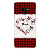 Coque de téléphone Mamie Enfant personnalisée imprimée 22MAY-HC12