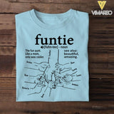PERSONALIZED FUNTIE KID NAME HAND TSHIRT NQHC1205