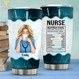 Personalized Nurse Italian Tumbler Printed 22MAY-LN12