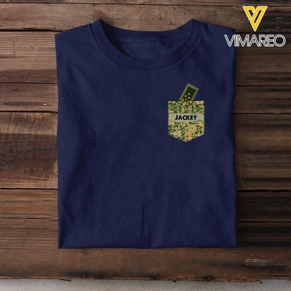 Personalized Netherland Soldier Tshirt Printed 22MAY-HC13