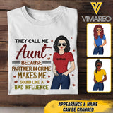 PERSONALIZED THEY CALL ME AUNT TSHIRT NQTN1305