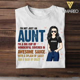 PERSONALIZED I'M NOY JUST AN AUNT  AUNT TSHIRT NQTN1305
