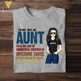 PERSONALIZED I'M NOY JUST AN AUNT  AUNT TSHIRT NQTN1305