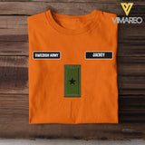 DH Personalized Swedish Soldier Tshirt Printed DT1605
