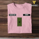 DH Personalized Swedish Soldier Tshirt Printed DT1605
