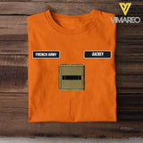 DH Personalized French Soldier Tshirt Printed DT1605