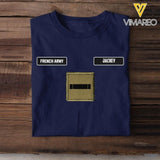 DH Personalized French Soldier Tshirt Printed DT1605