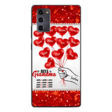 PERSONALIZED BEST GRANDMA EVER KID NAME BALLOONS PHONECASE QTHC1605