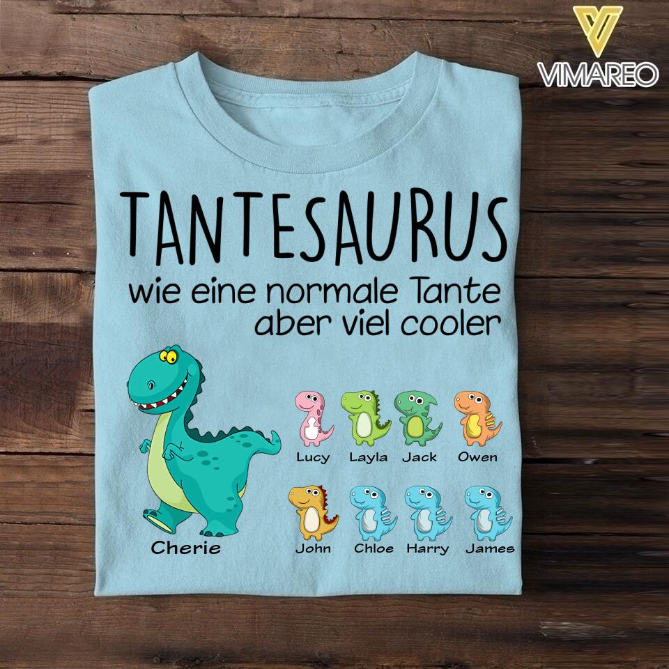 Personalized Tantesaurus Germany Tshirt Printed 22MAY-LN16