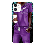 Personalized Nurse Phone Case Printed 22MAY-LN17
