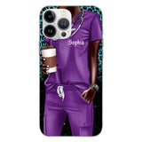 Personalized Nurse Phone Case Printed 22MAY-LN17