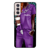 Personalized Nurse Phone Case Printed 22MAY-LN17