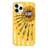 Personalized Aunt Phone Case Printed 22MAY-HQ17