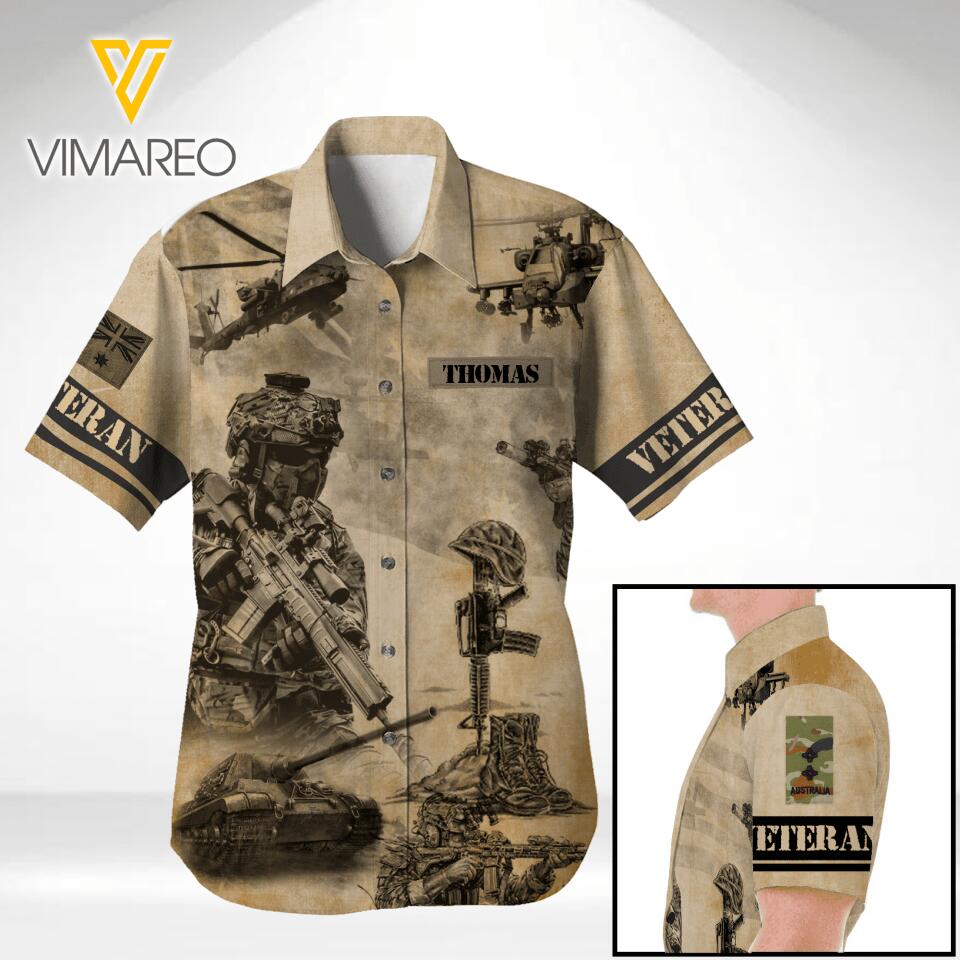 DH Australian Army Hawaii Shirt Printed DT1705