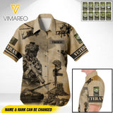 DH Canadian Army Hawaii Shirt Printed DT1705