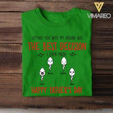 Personalized The Best Decision Happy Father's Day Tshirt Printed NQHC1705
