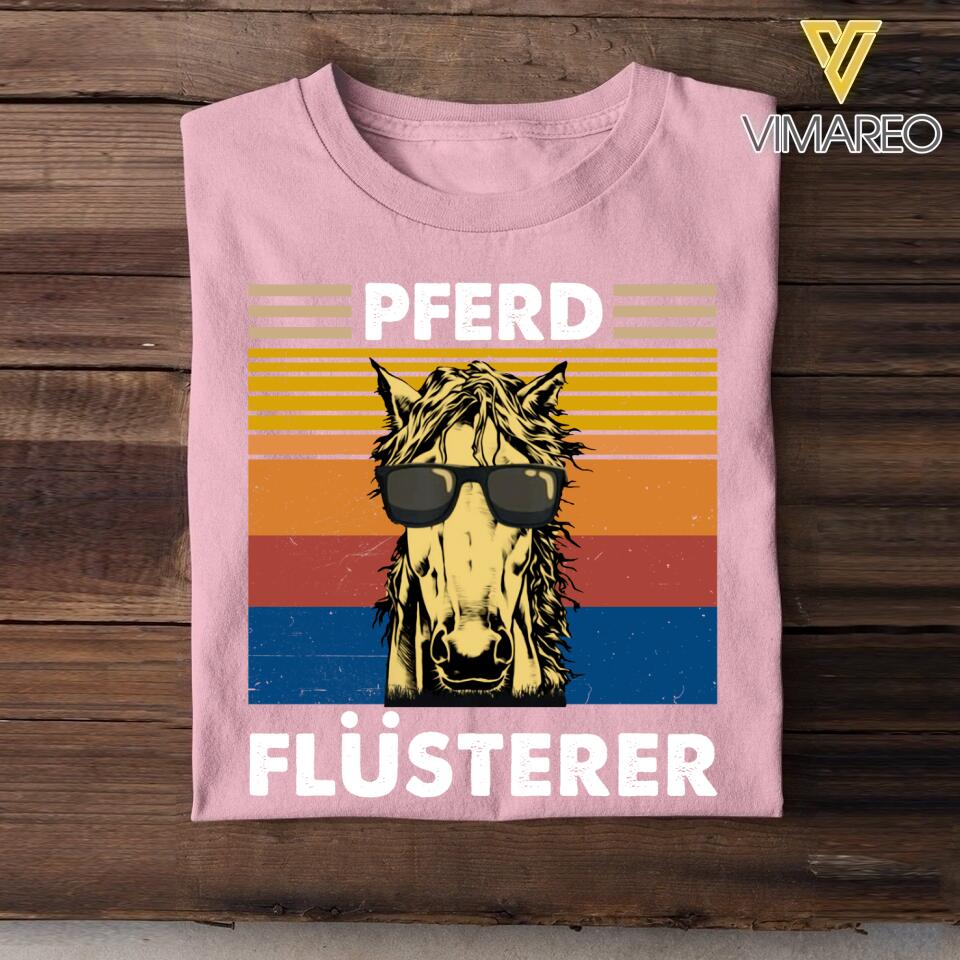 Personalized Pferd Plusterer Tshirt Printed QTTN1805