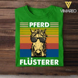Personalized Pferd Plusterer Tshirt Printed QTTN1805