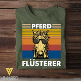 Personalized Pferd Plusterer Tshirt Printed QTTN1805