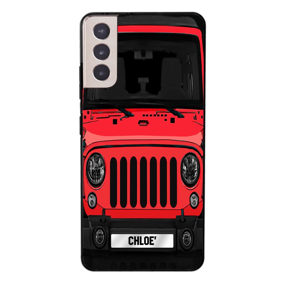 Coque de téléphone Jeep personnalisée imprimée 22MAY-DT18