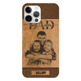 Personalized Best Dad Ever Phone Case Printed 22MAY-HQ18