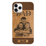 Personalized Best Dad Ever Phone Case Printed 22MAY-HQ18