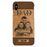 Personalized Best Dad Ever Phone Case Printed 22MAY-HQ18