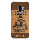 Personalized Best Dad Ever Phone Case Printed 22MAY-HQ18