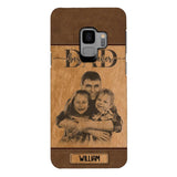 Personalized Best Dad Ever Phone Case Printed 22MAY-HQ18