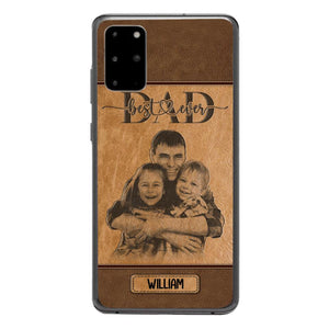 Personalized Best Dad Ever Phone Case Printed 22MAY-HQ18