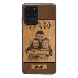 Personalized Best Dad Ever Phone Case Printed 22MAY-HQ18