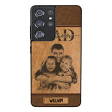 Personalized Best Dad Ever Phone Case Printed 22MAY-HQ18