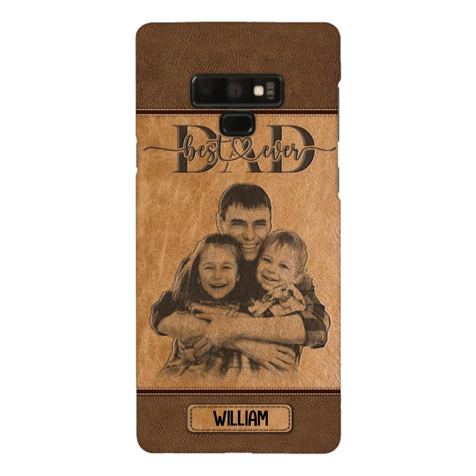Personalized Best Dad Ever Phone Case Printed 22MAY-HQ18