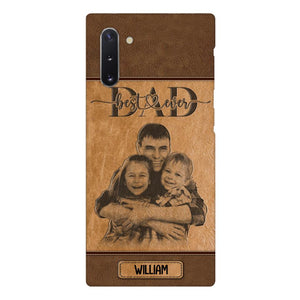Personalized Best Dad Ever Phone Case Printed 22MAY-HQ18