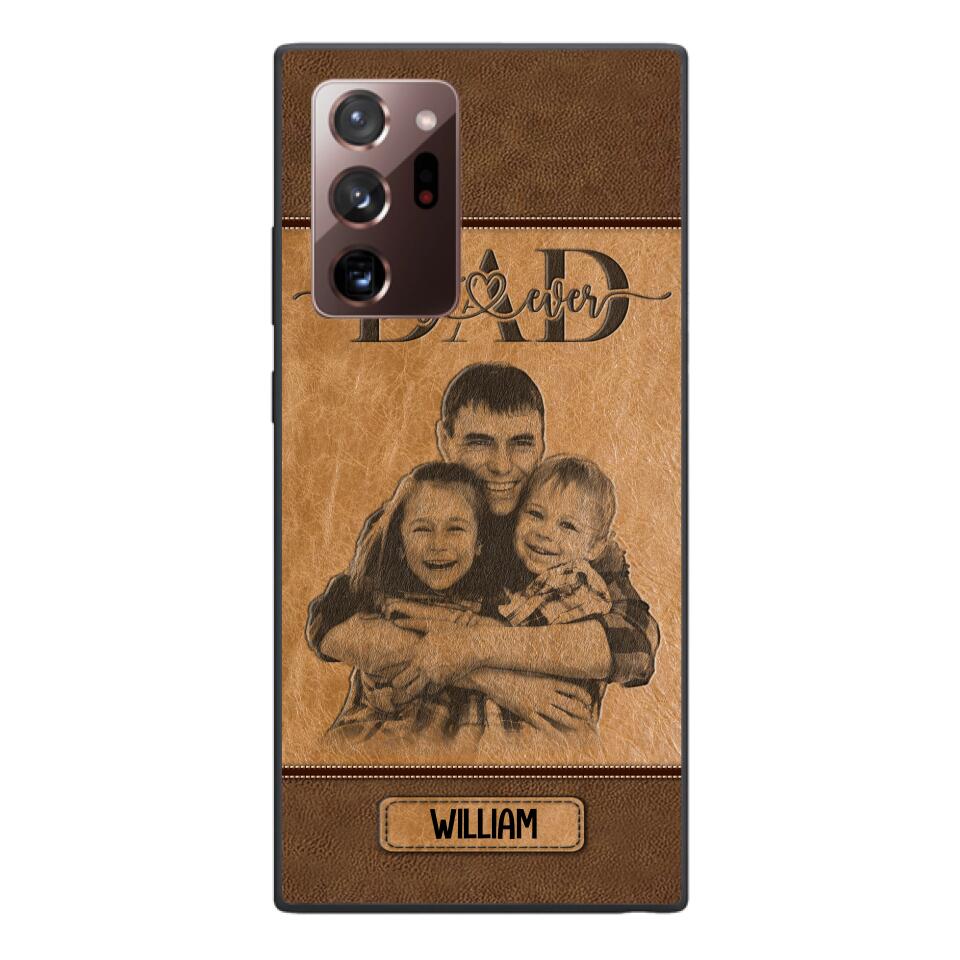Personalized Best Dad Ever Phone Case Printed 22MAY-HQ18