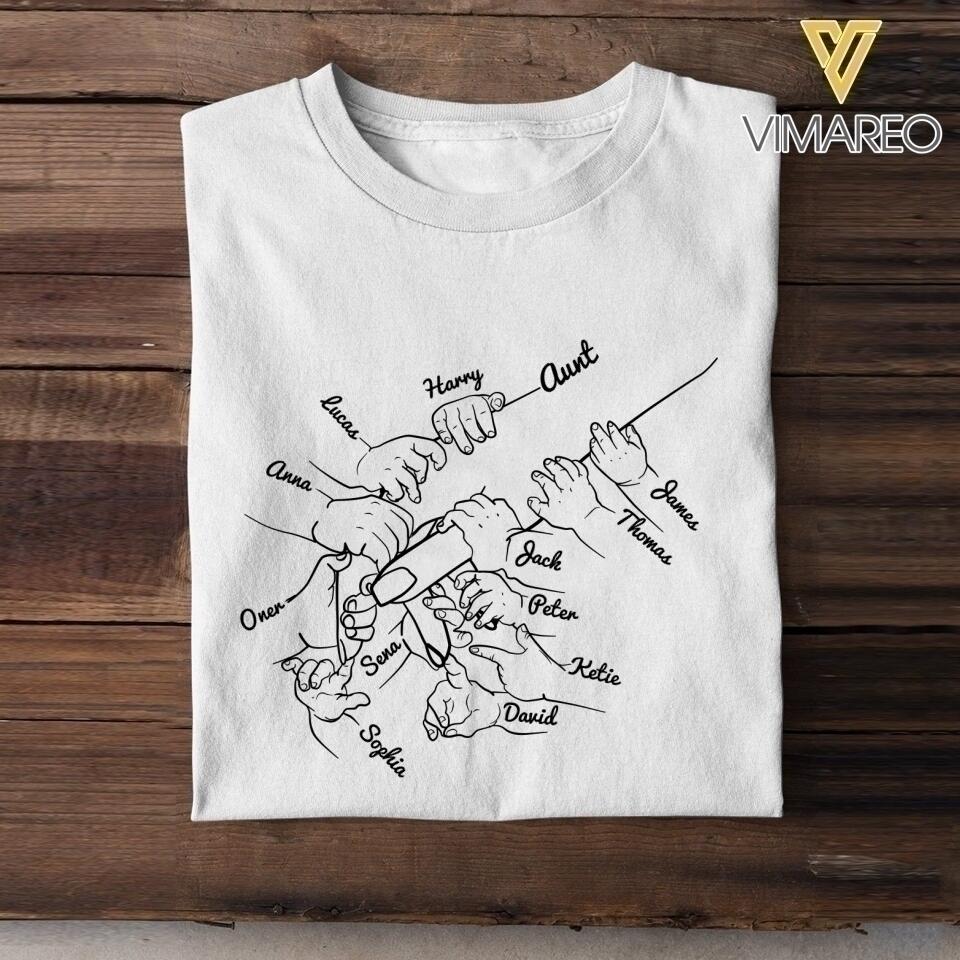 Personalized Aunt Kid Tshirt Printed 22MAY-DT19