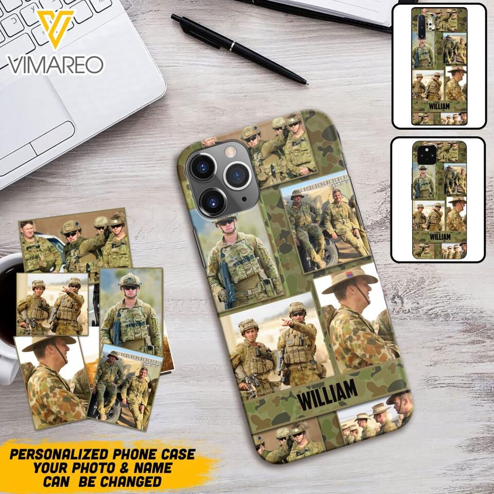 Personalized Australian Soldier Phone Case Printed 22MAY-HQ19