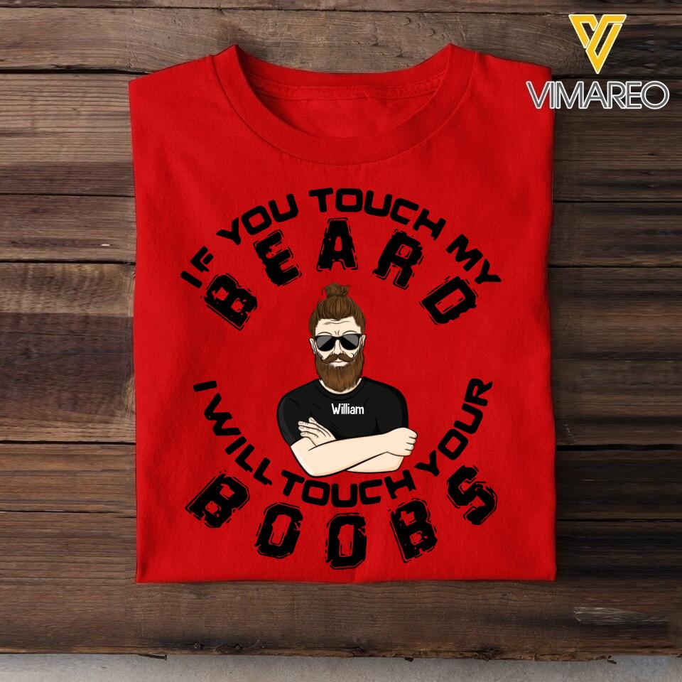 DH Personalized Man Beard Tshirt Printed HQ2005