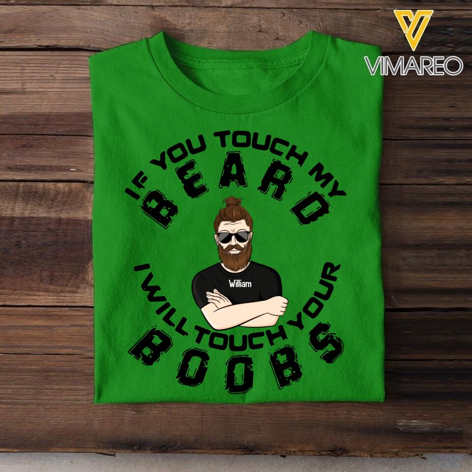 DH Personalized Man Beard Tshirt Printed HQ2005