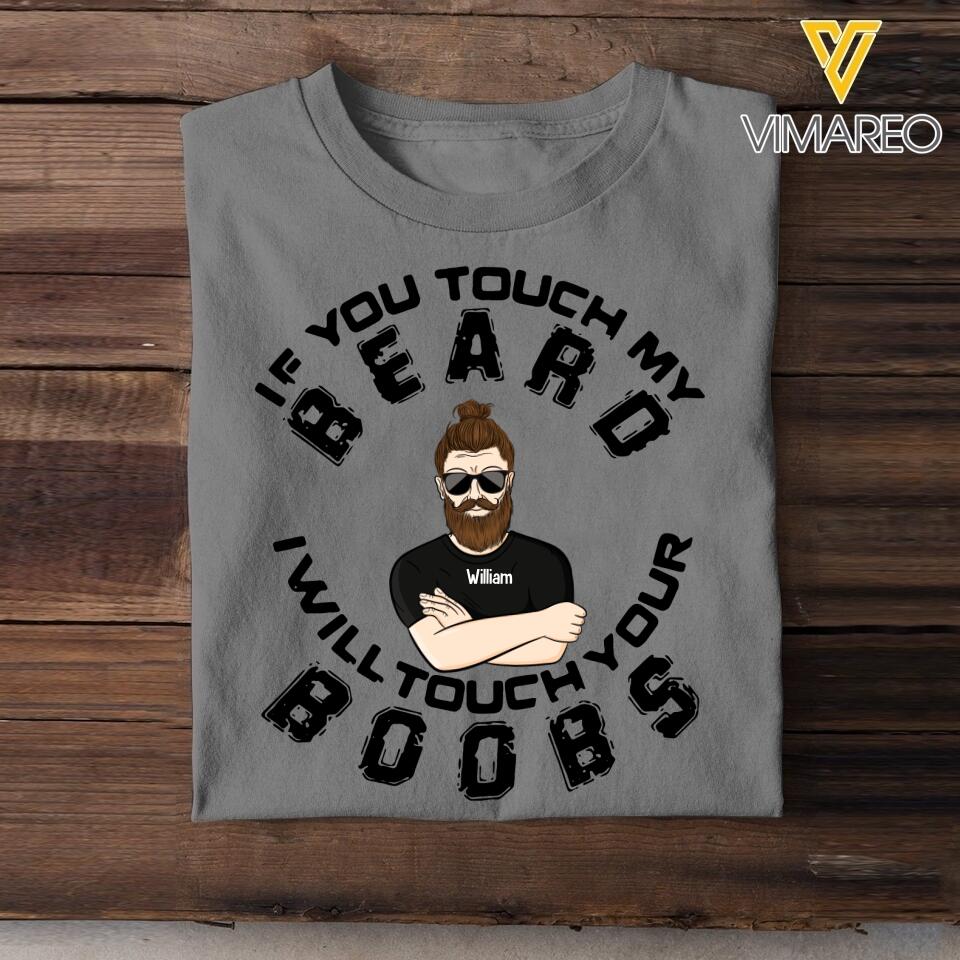 DH Personalized Man Beard Tshirt Printed HQ2005