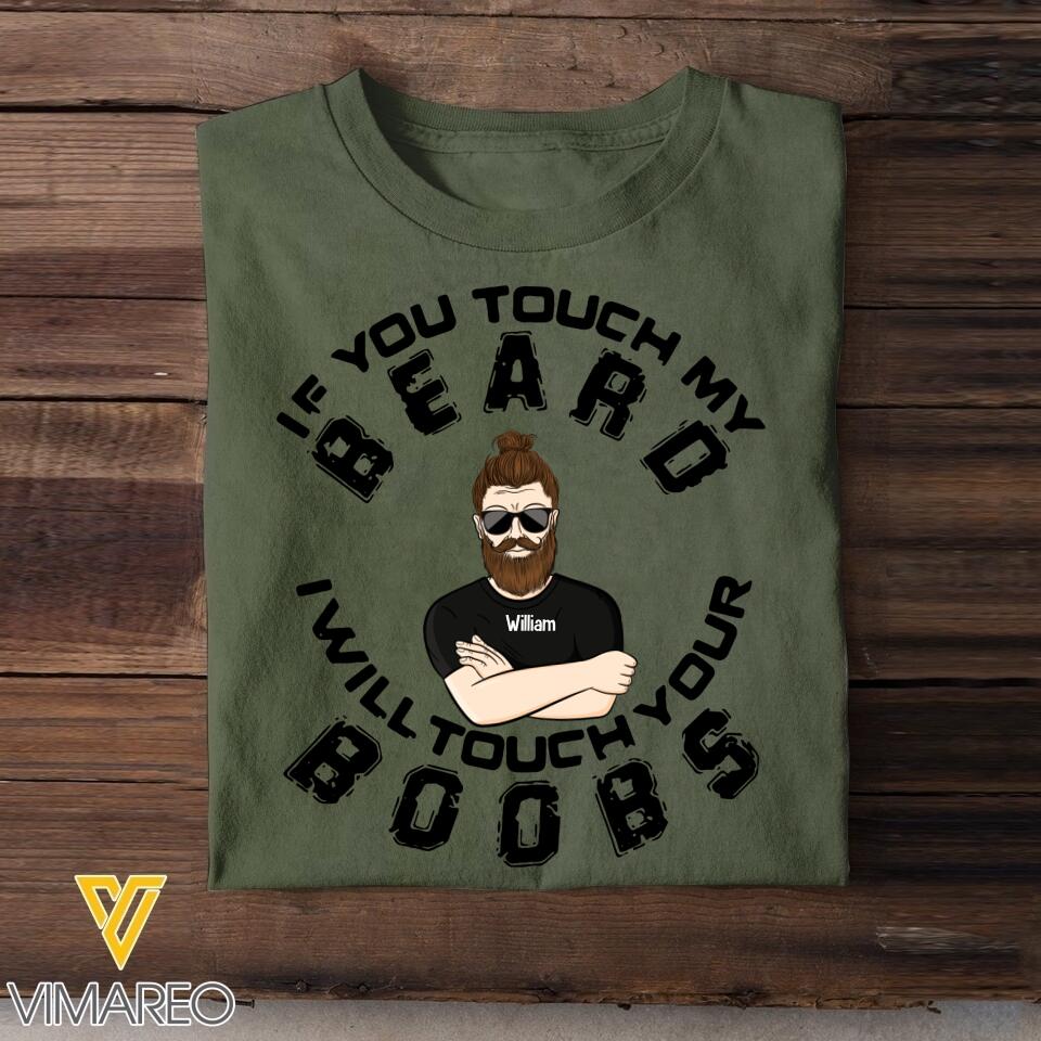 DH Personalized Man Beard Tshirt Printed HQ2005