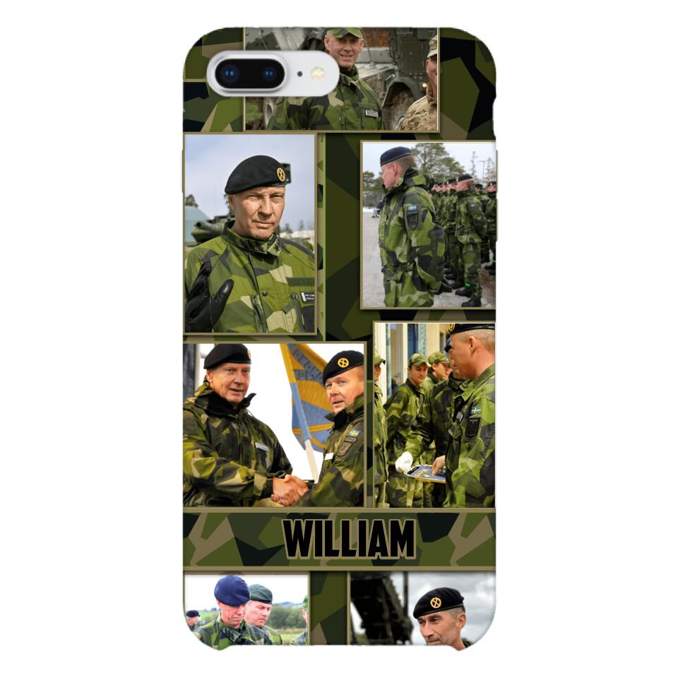Personalized Swedish Soldier Phone Case Printed 22MAY-HQ19