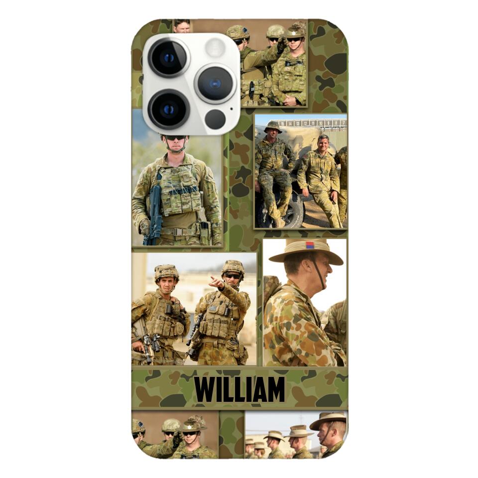 Personalized Australian Soldier Phone Case Printed 22MAY-HQ19