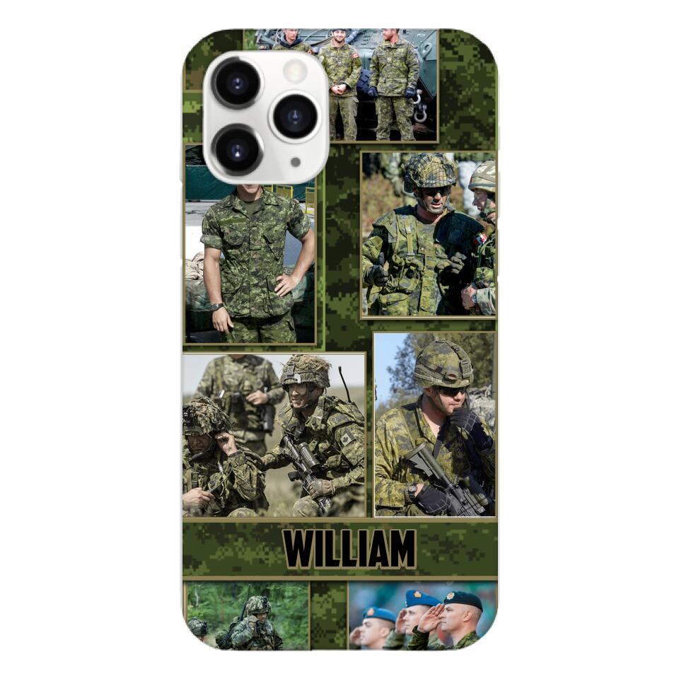 Personalized Canadian Soldier Phone Case Printed 22MAY-HQ19