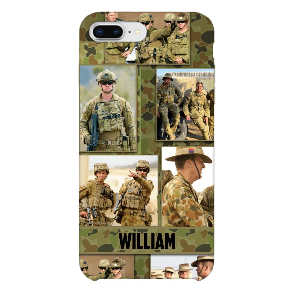 Personalized Australian Soldier Phone Case Printed 22MAY-HQ19