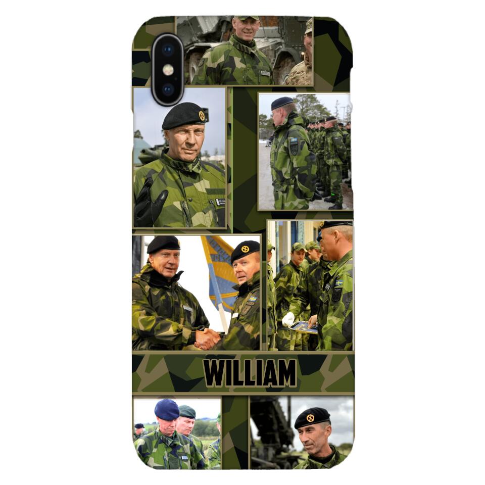 Personalized Swedish Soldier Phone Case Printed 22MAY-HQ19