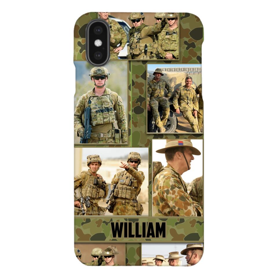 Personalized Australian Soldier Phone Case Printed 22MAY-HQ19