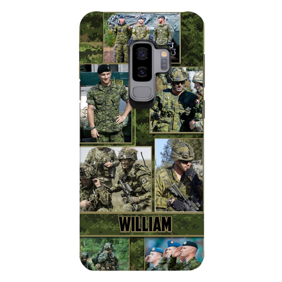 Personalized Canadian Soldier Phone Case Printed 22MAY-HQ19