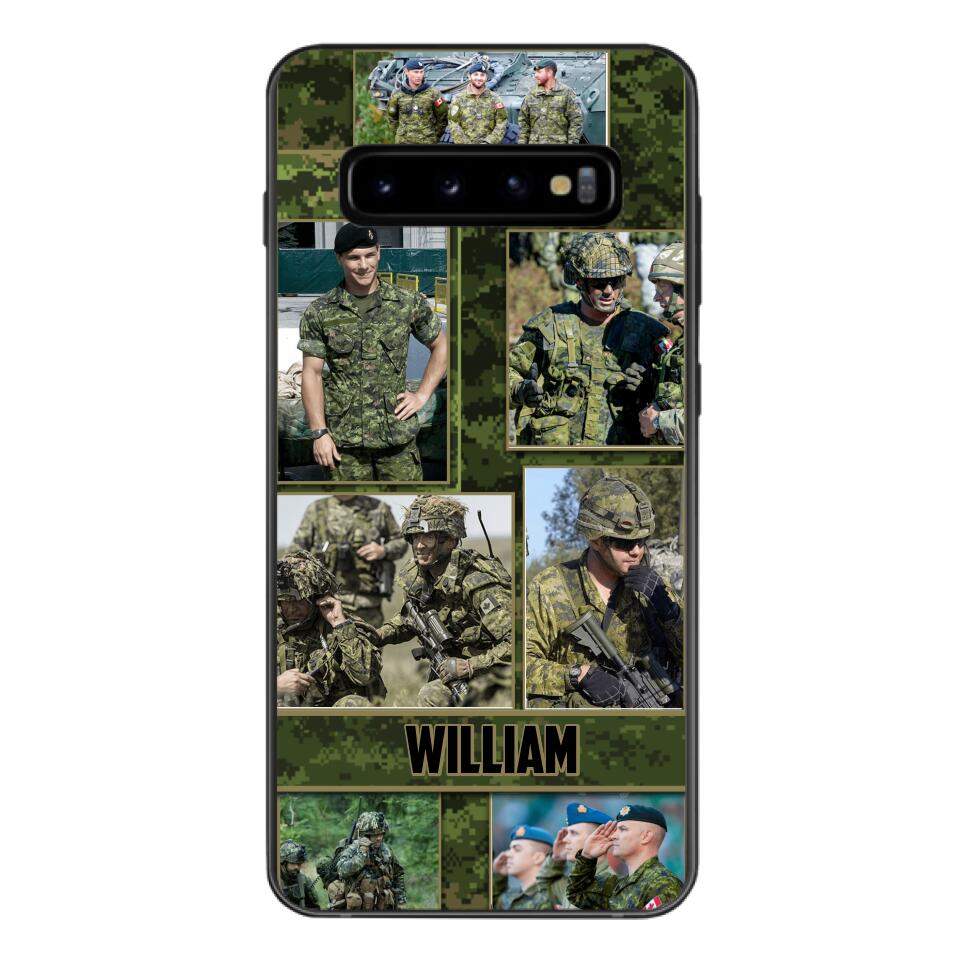 Personalized Canadian Soldier Phone Case Printed 22MAY-HQ19
