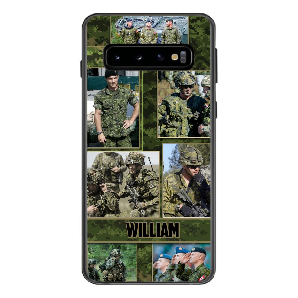 Personalized Canadian Soldier Phone Case Printed 22MAY-HQ19